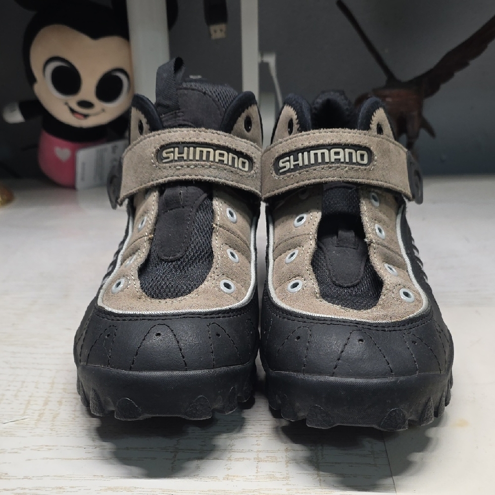 Shimano SH-M058 Men's Black Gray Mountain Bike Shoes Size 9